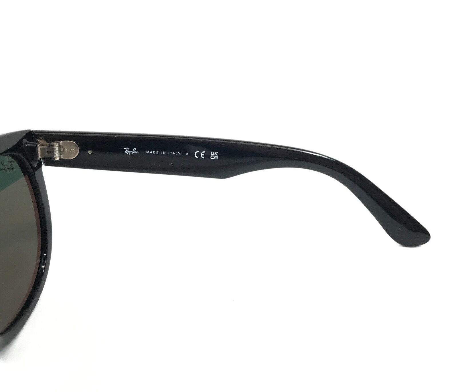 Ray-Ban Sunglasses Frames RBR0502S WAYFARER REVERSE 6677/VR Shiny Black w/ Green