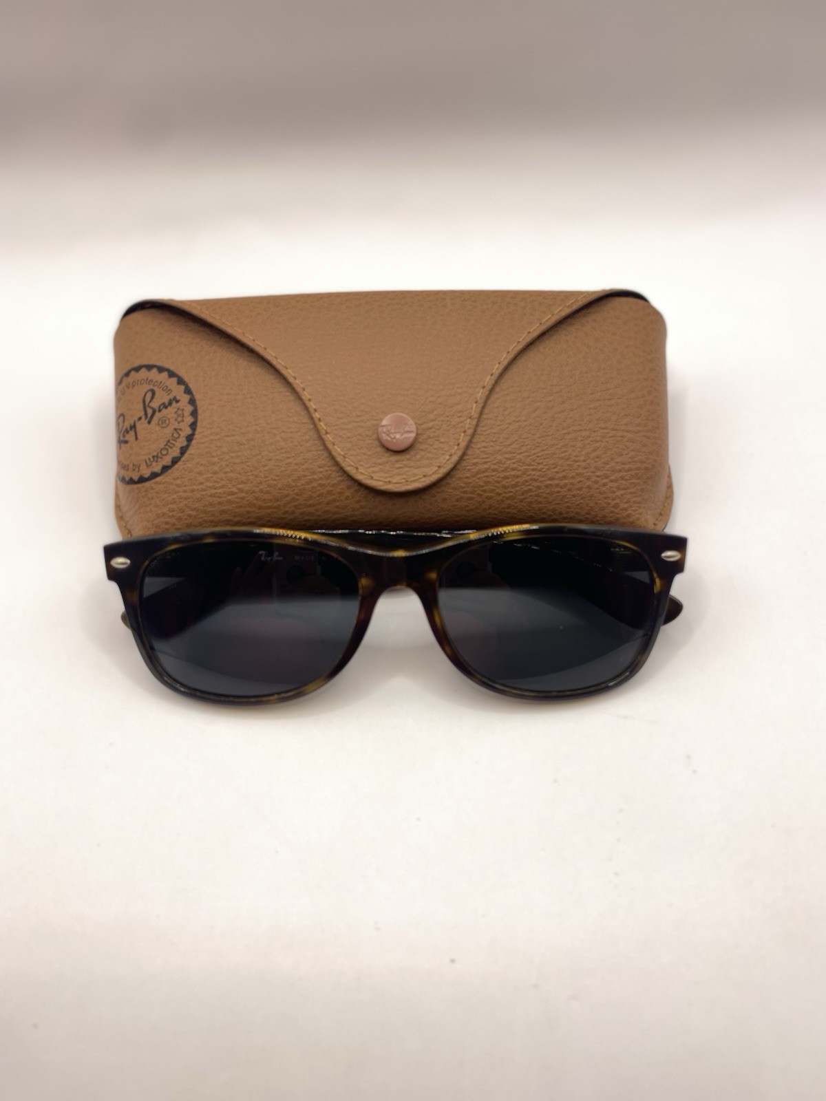 Ray-Ban New Wayfarer Classic RB2132 Tortoise Sunglasses 55mm