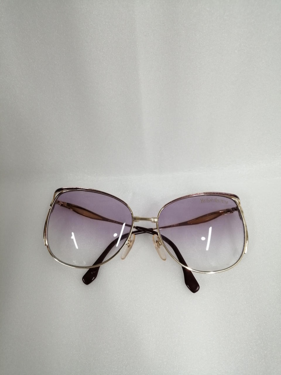 Yves Saint Laurent 31-5160 Gold Lens Purple Sunglasses
