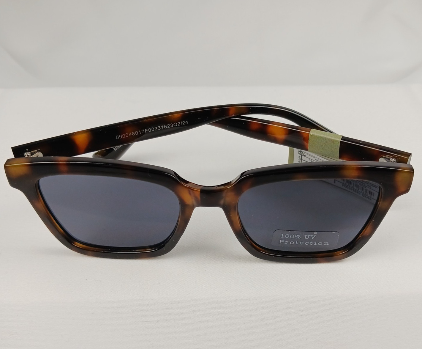 Goodfellow & Co Men’s Square Tortoise Sunglasses 100% UV Protection NWT