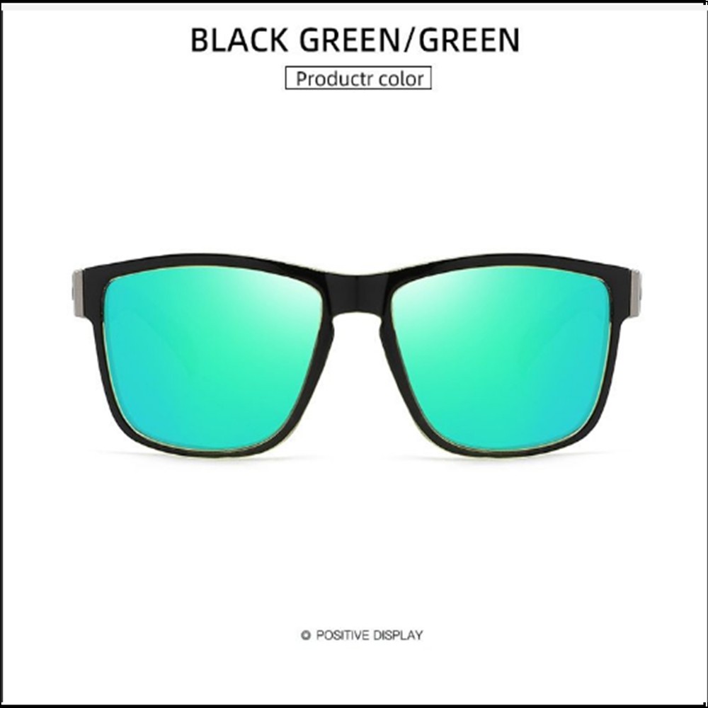 Men Women Tinted Myopia Nearsighted Glasses Square Frame Sunglasses -0.5 to -6.0
