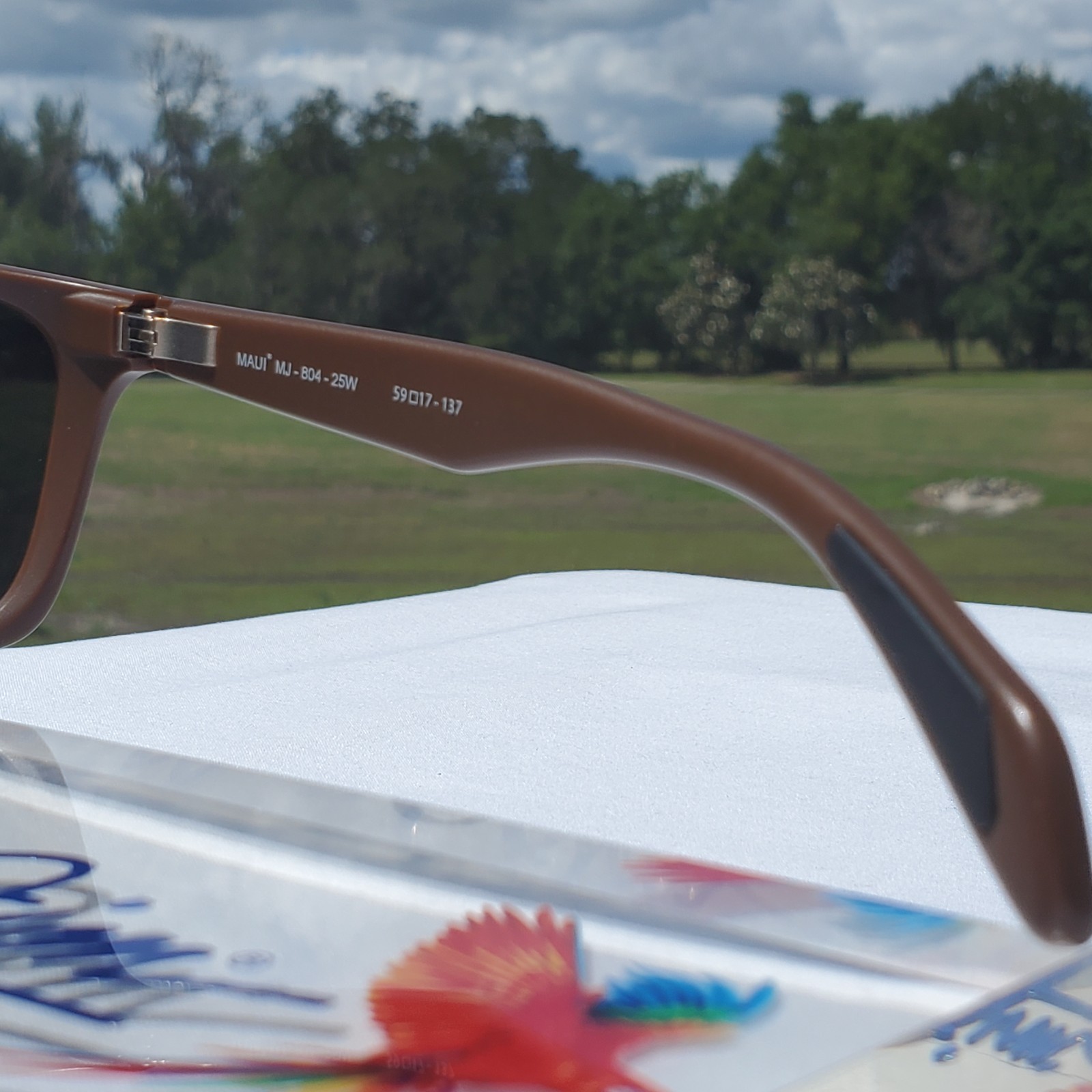 **NEW WRAPS** Maui Jim “MAKOA” 804-25W Matte Brown Woodgrain Frames/Grey Lenses!