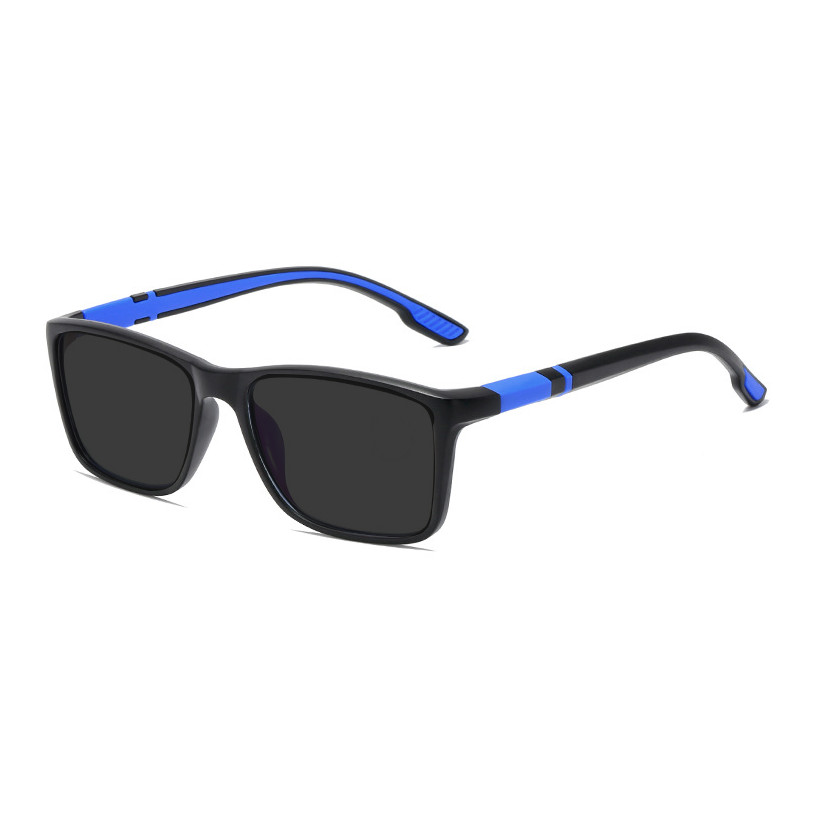 TR90 Square Tinted Myopia Nearsighted Eyeglasses Men Women Outdoor Sunglasses