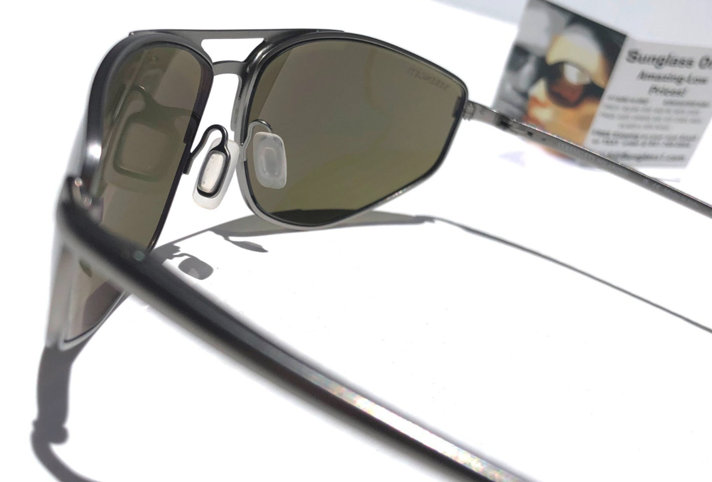 SERENGETI MASTEN Matte Gunmetal POLARIZED Mineral Green GLASS Sunglass SS579002