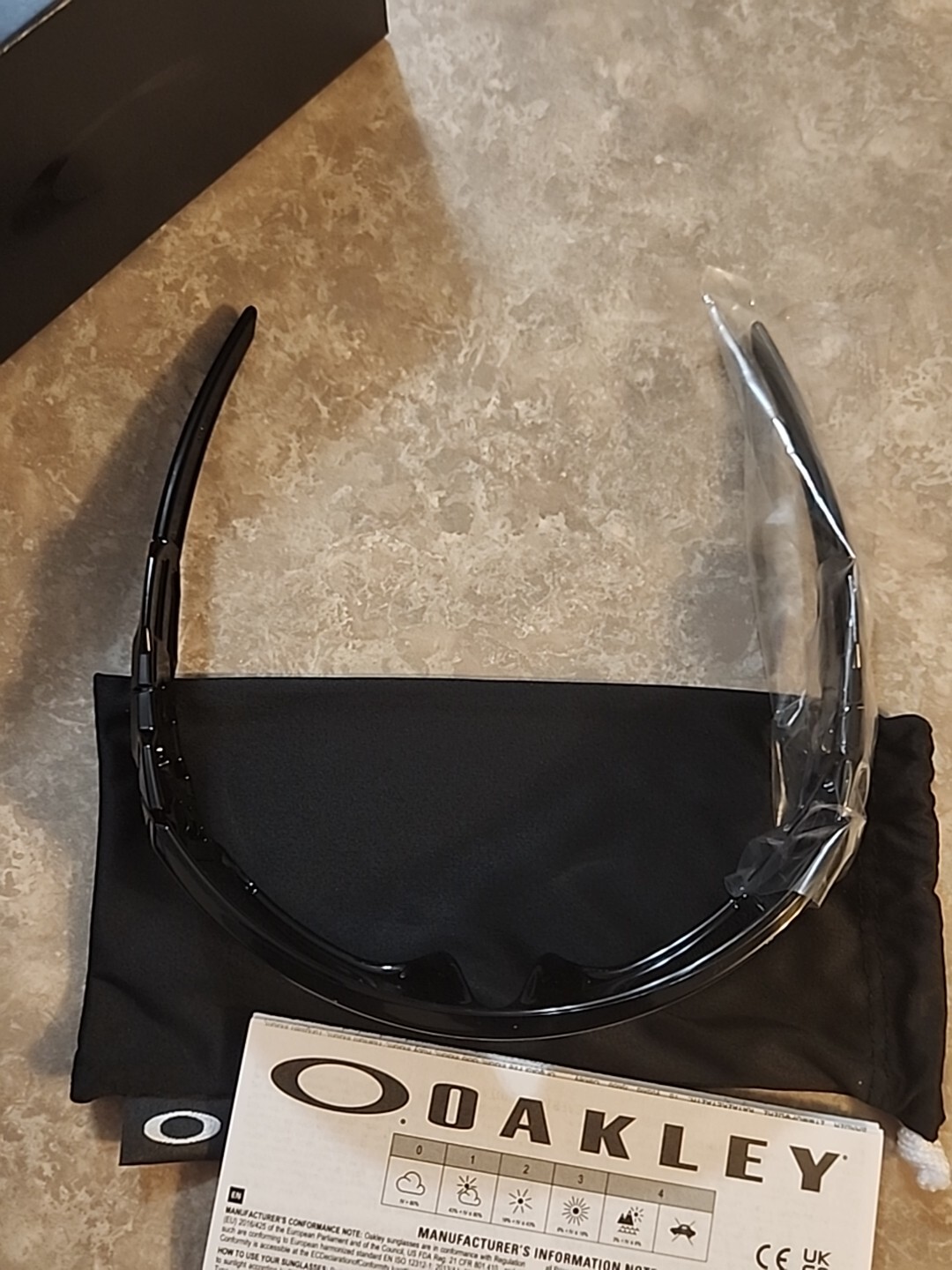 🔥 OAKLEY OIL RIG POLISHED BLACK IRIDIUM POLARIZED SUNGLASSES OO9081 26-203 NEW
