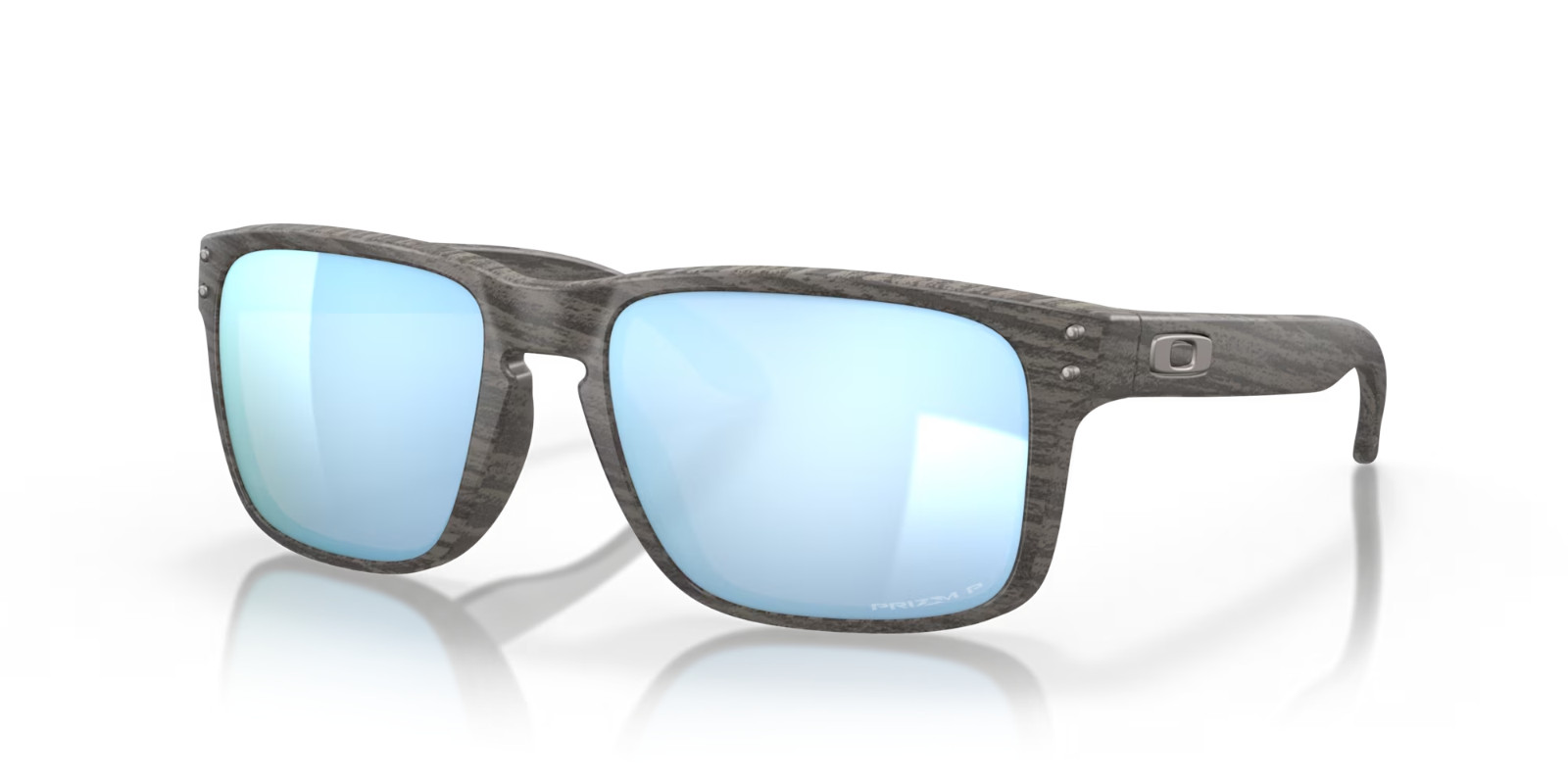 NEW* Oakley HOLBROOK Woodgrain Polarized Deep Water PRIZM H2O Sunglass OO9102-J9