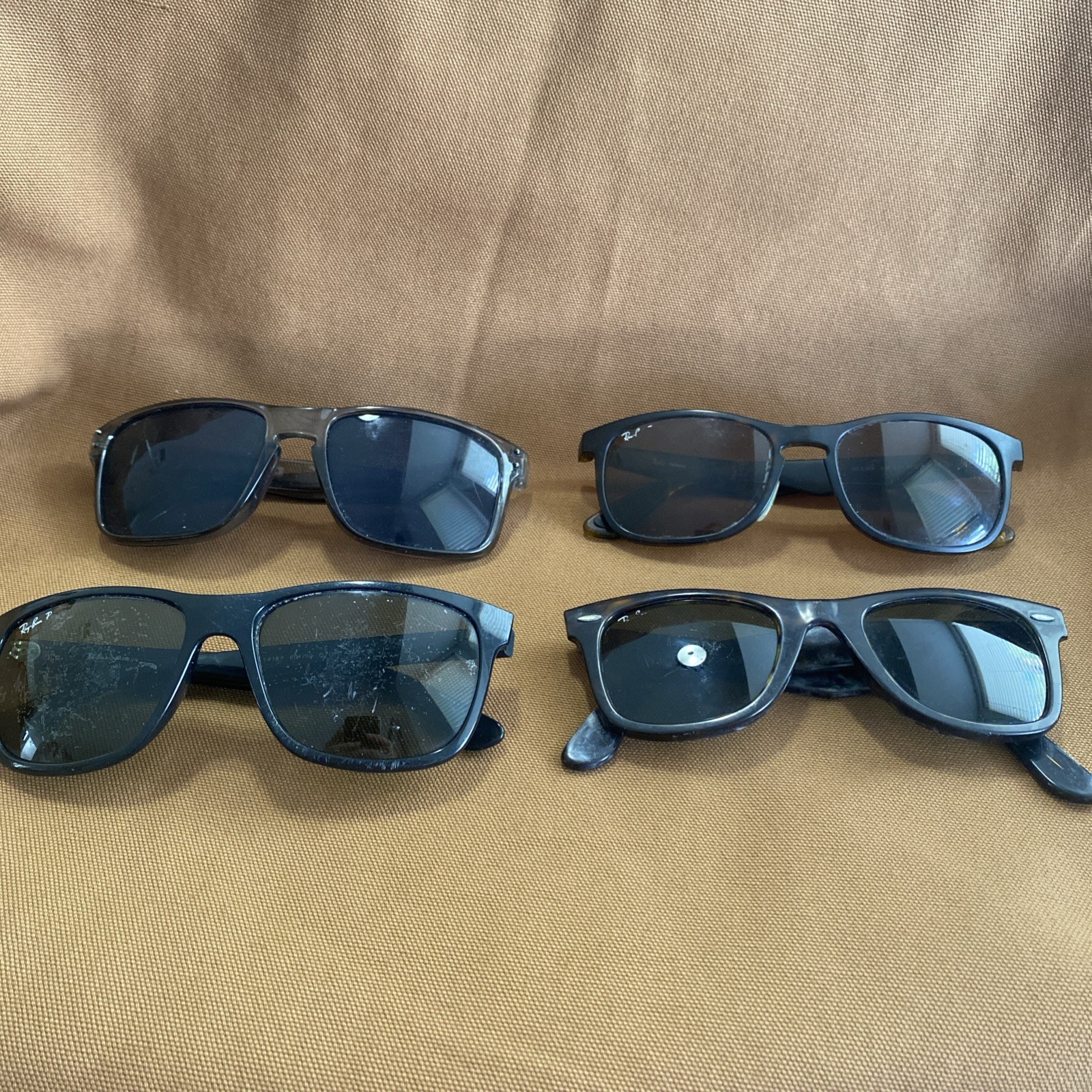 Authentic Lot Of 3 Ray-Ban And 1 Oakley Sunglasses Damaged See Description