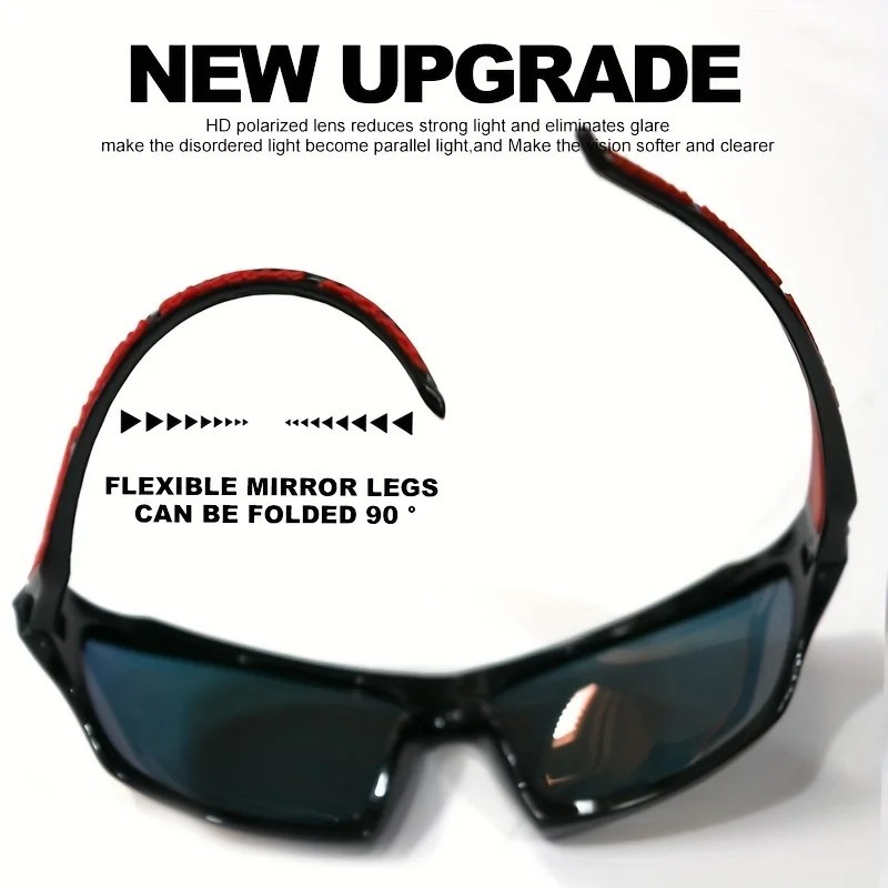 New 2025 Polarized Vertex Men AntiGlare Fishing Cycling Driving Sport Sunglasses