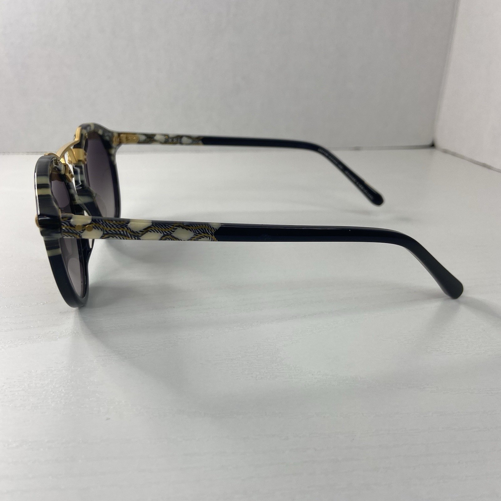KREWE ST. Louis “Lundi” tortoise Gradient Lens Sunglasses