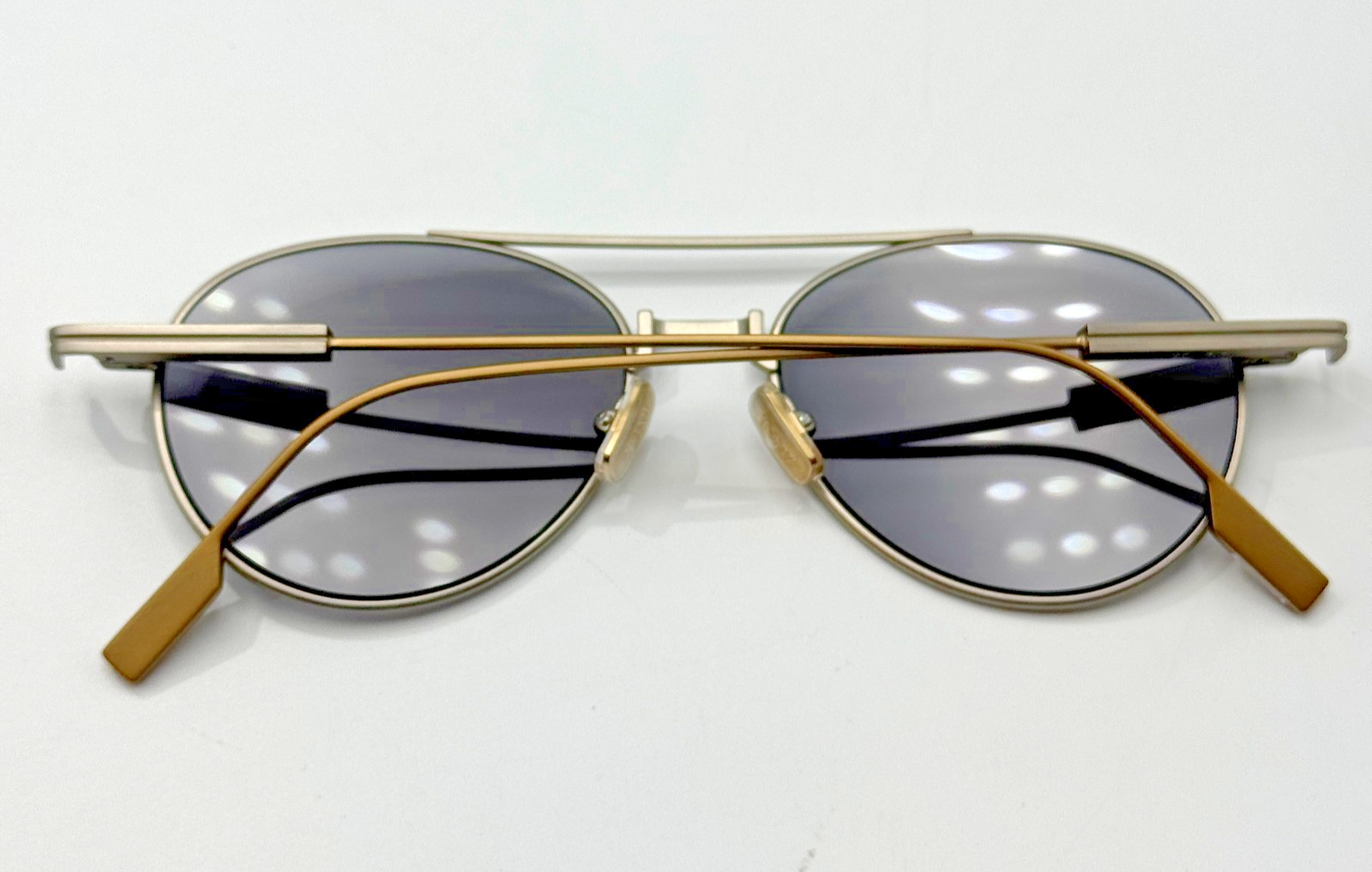 Ermenegildo Zegna Sunglasses EZ0288 17A Palladium Frame Gray Lens 55-17-150 New