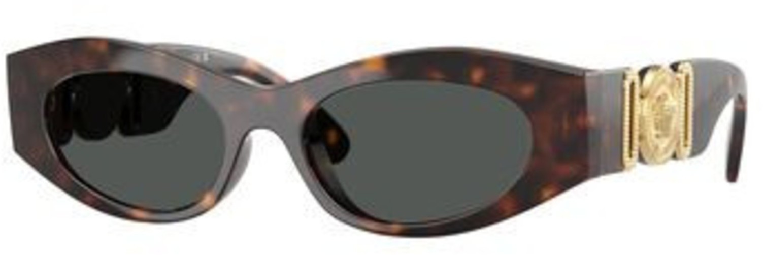 Versace VE 4480 U havana dark grey policarbonate standard 108/87 Sunglasses
