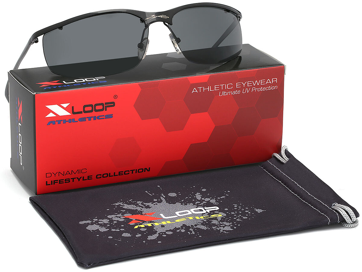 Polarized Metal Frame Men Sunglasses Fishing Driving Sports Glasses Fits All