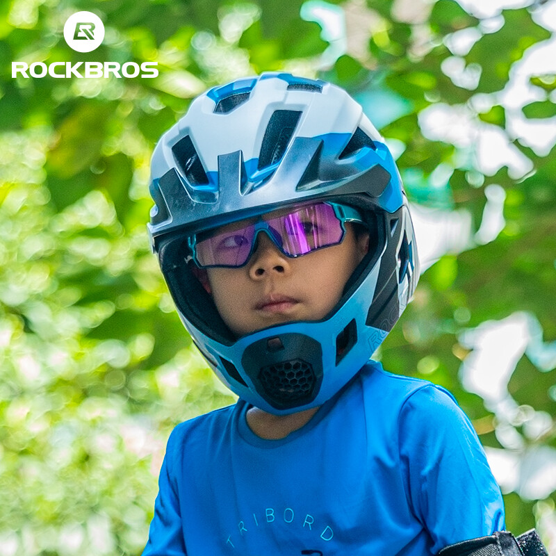 ROCKBROS Kids Outdoor Cycling Sunglasses Polarised Sport Photochromic Sunglasses