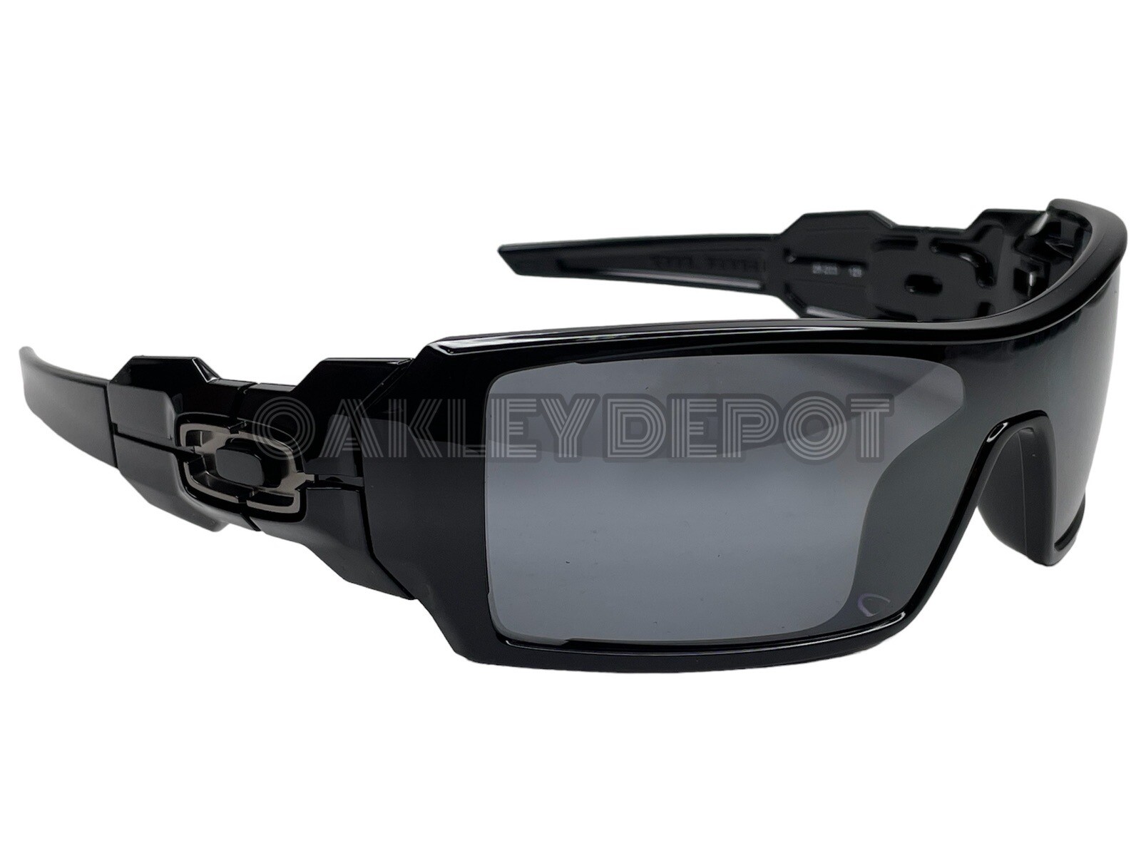 ✅🕶️ OAKLEY OIL RIG 009081 POLISHED BLACK/BLACK IRIDIUM POLARIZED SUNGLASSES (4)