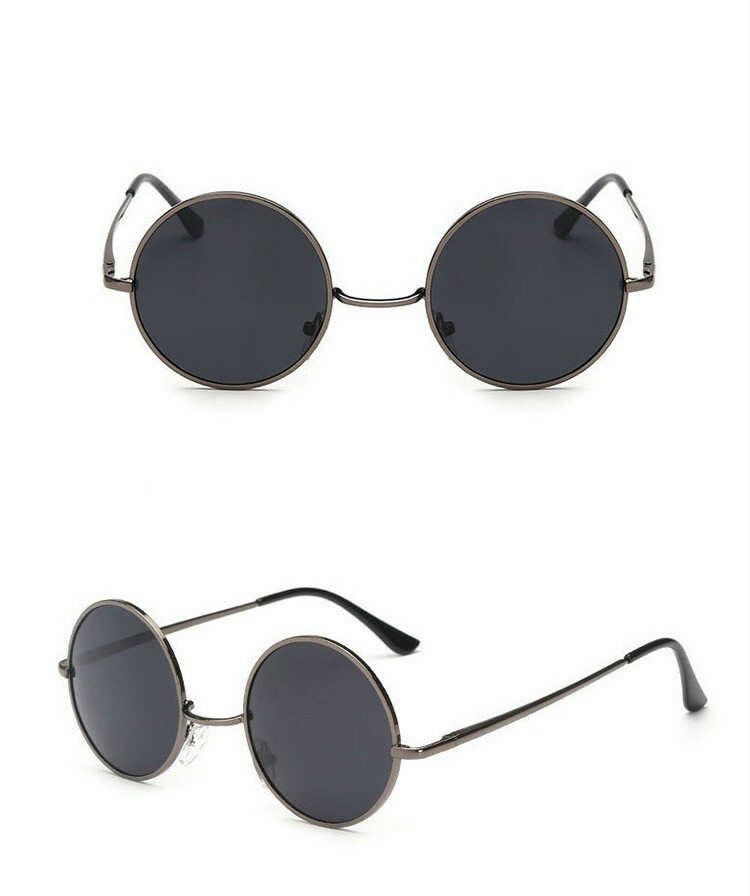 Polarised Mens Womens LargeVintage Fashion Polarized Round Sunglasses OZ Seller