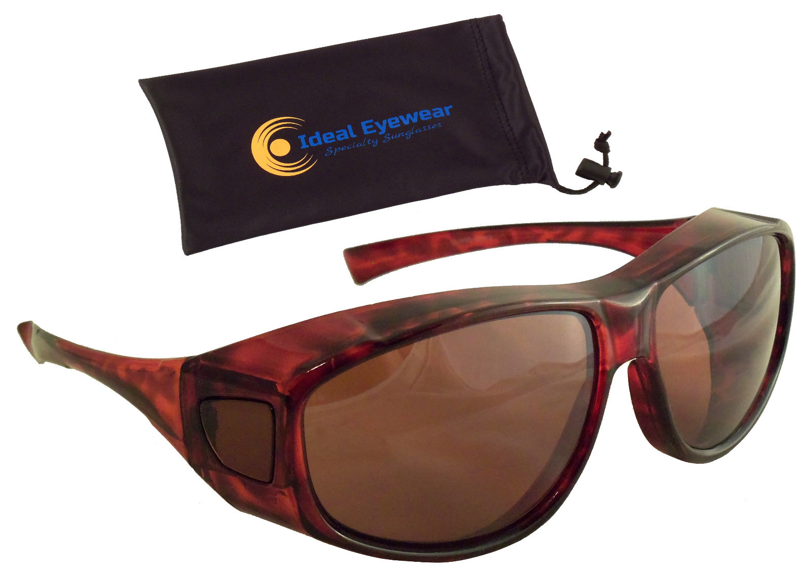 Blue Blocker Blocking Fit Over Sunglasses Mens Wear Cover Glasses Driving Golf