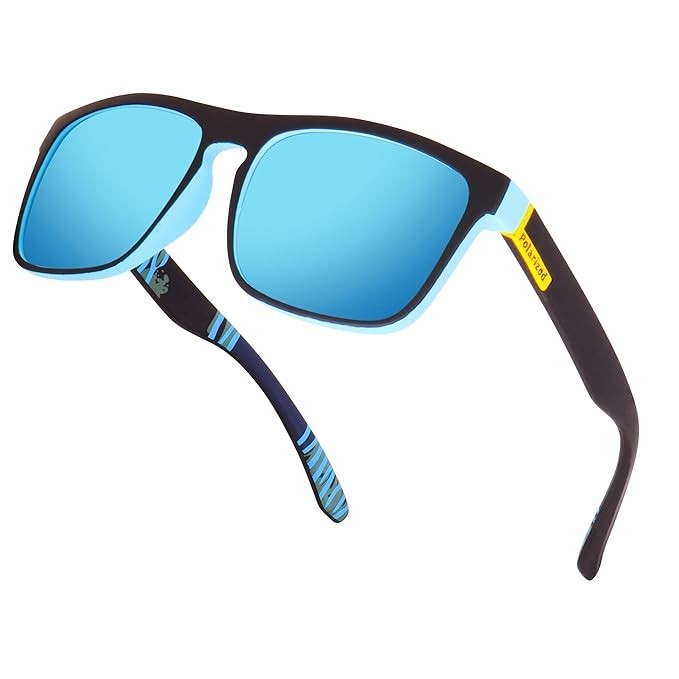UV Protective Safety Sunglasses Light Sport Work Eyewear Square Polarized Lens