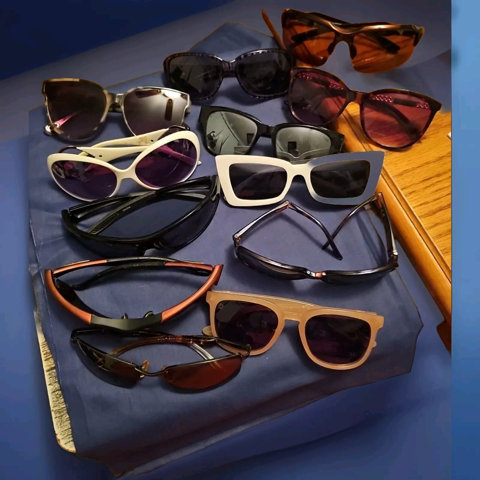 Lot Assorted Sunglasses and Eyeglasses Frames Brands Styles 12pcs