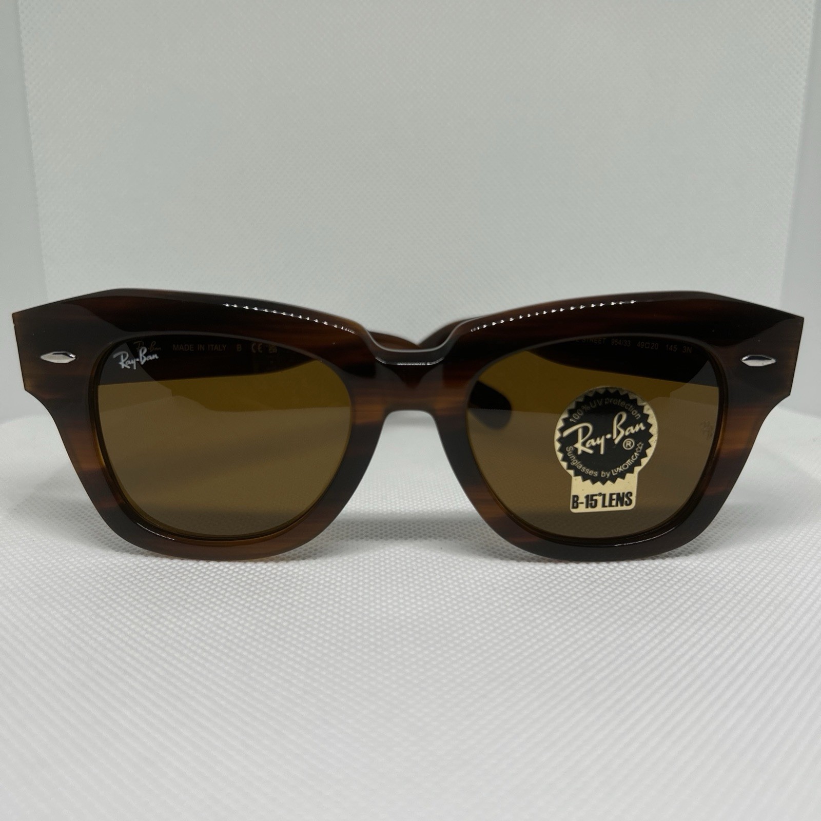 Ray Ban Sunglasses State Street Havana RB2186 954/33 Brown Non Polarized 49mm