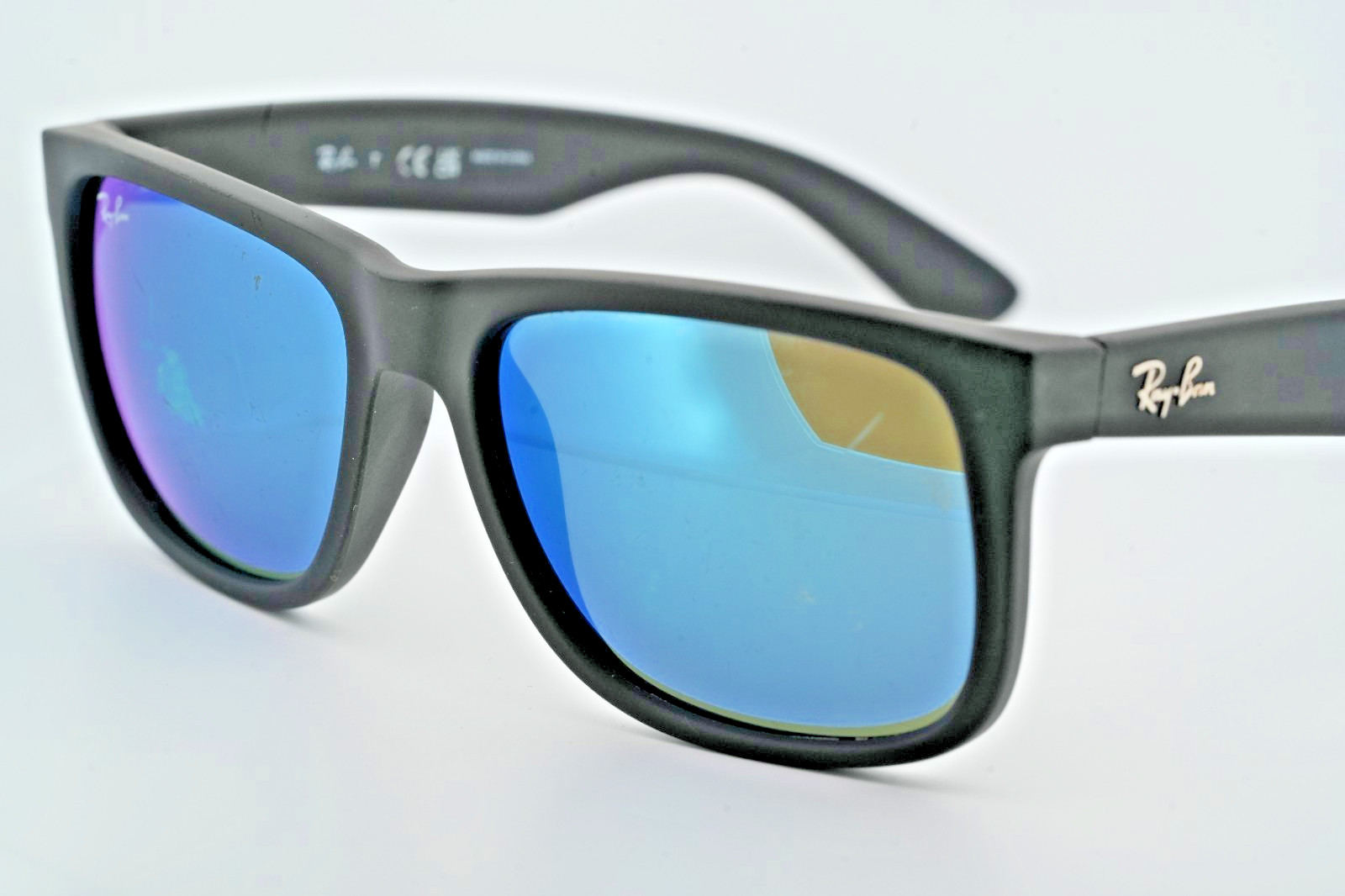 Ray-Ban RB4165 Justin 622/55 Sunglasses Full Rim Square Lightweight 54-16-145