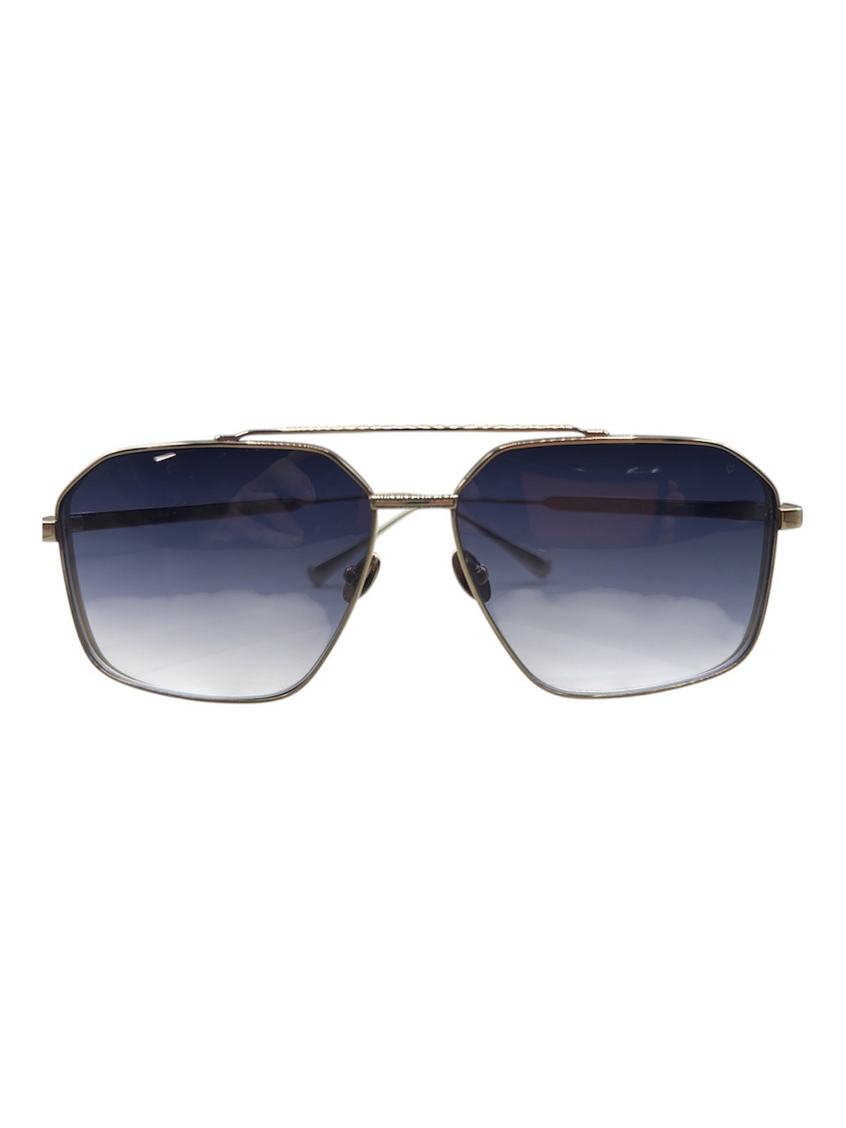 John Varvatos Men’s Navigator/Aviator-Style Sunglasses, Gold (SJV563)