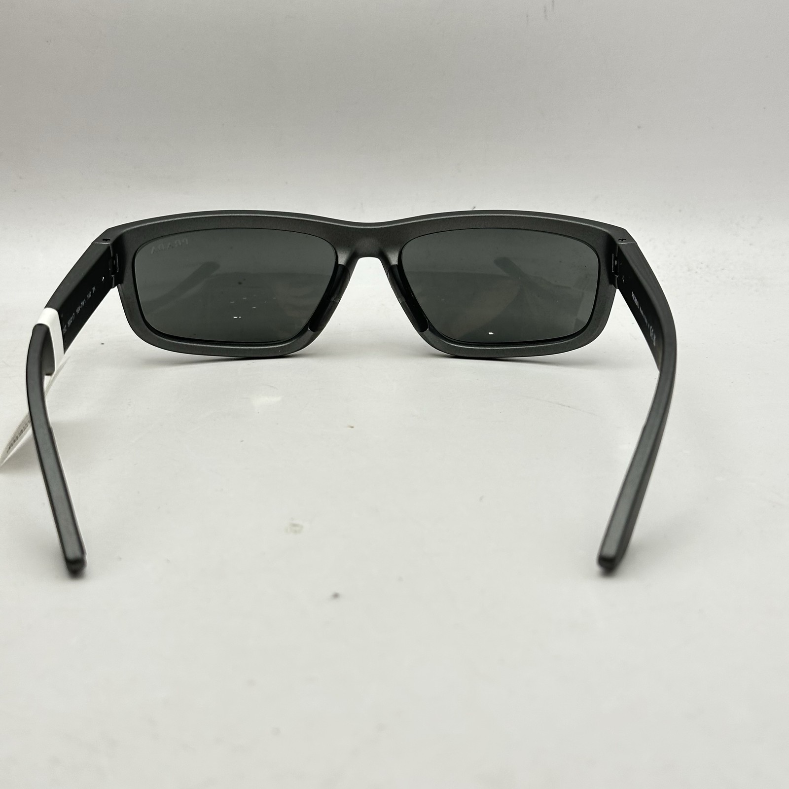 Prada Linea Rossa Mens Irregular Full Rim Mirror Sunglasses SPS05Z Gray/Silver
