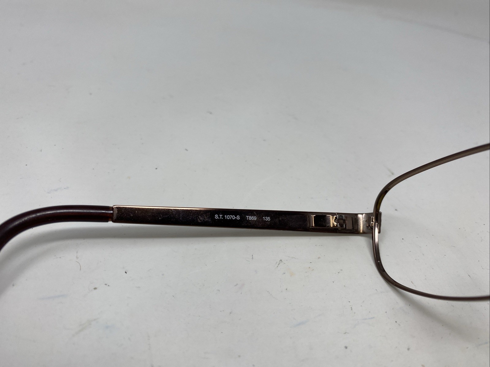 Sergio Tacchini Italy ST1070-S T869 135mm Shiny Brown Sunglasses Frame KE56