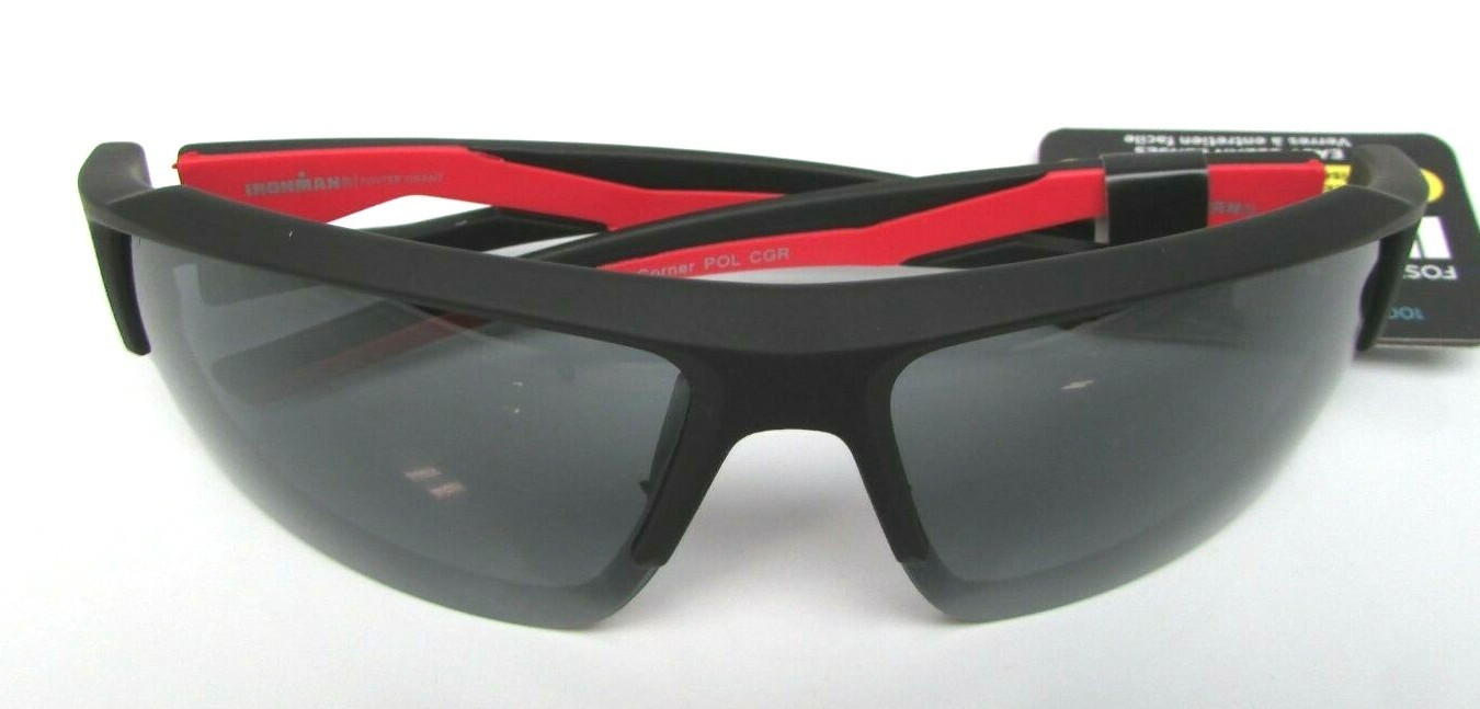 Foster Grant IronMan CORNER Polarized Black Sunglasses See Description 100%UV