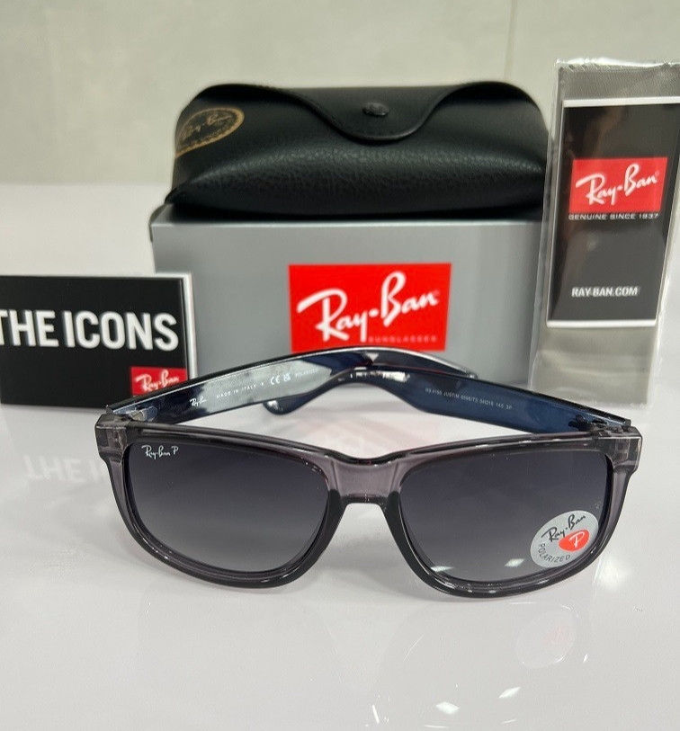 RB4165 Ray-Ban Gradually Gray JUSTIN Unisex Sunglasses {RB4165 54-16 145MM}