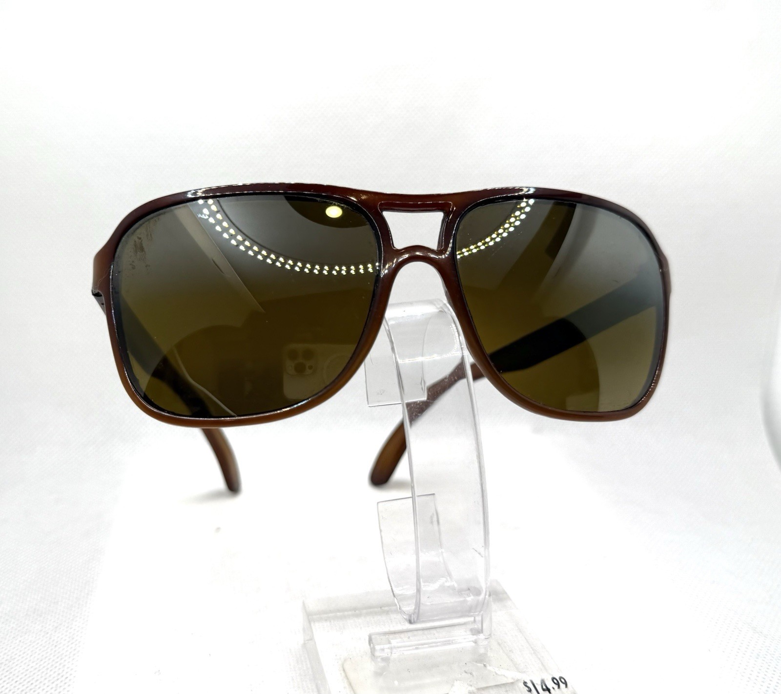 Sunglasses Nylon Frames France Depose Crown France Brown