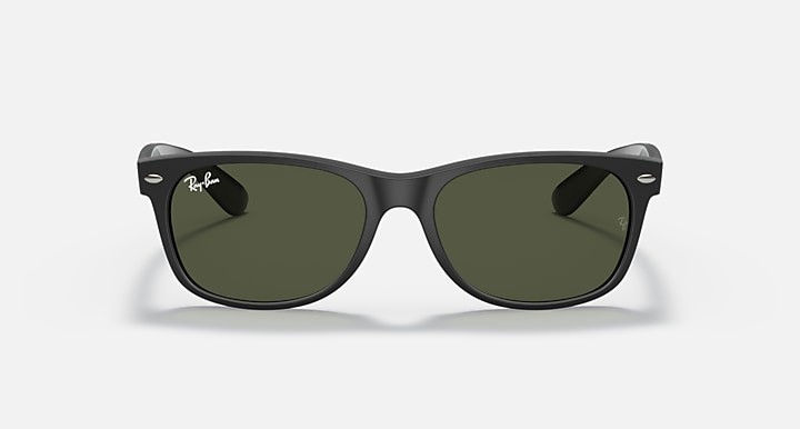 RAY-BAN NEW WAYFARER 6462/31 FRAME LENSES G-15 GREEN- SIZE 58/18 – MATTE BLACK