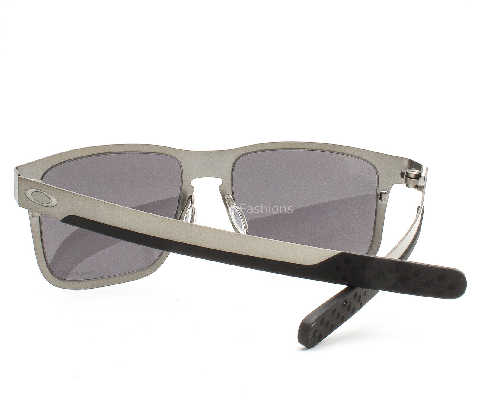 Oakley Holbrook Metal Sunglasses OO4123-0655 Matte Gunmetal Polarized with Pouch