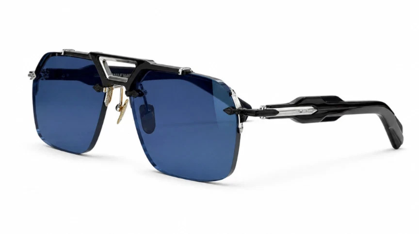 Jacques Marie Mage SILVERTON Black/Blue 57-16-140mm New w / Case