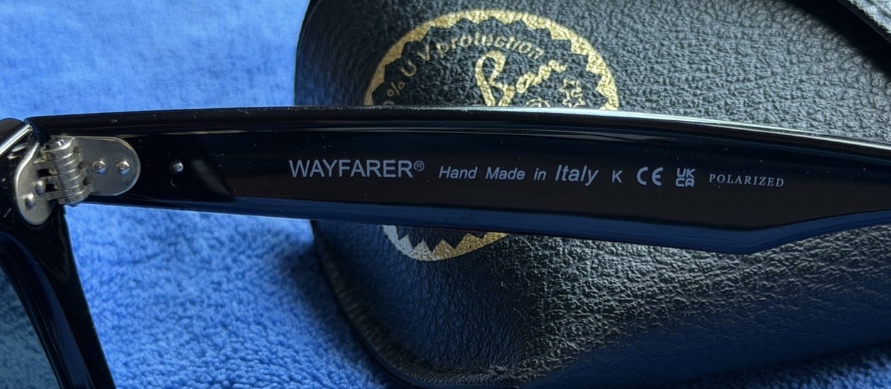 Ray-Ban Wayfarer RB2140 50mm Polarized Sunglasses