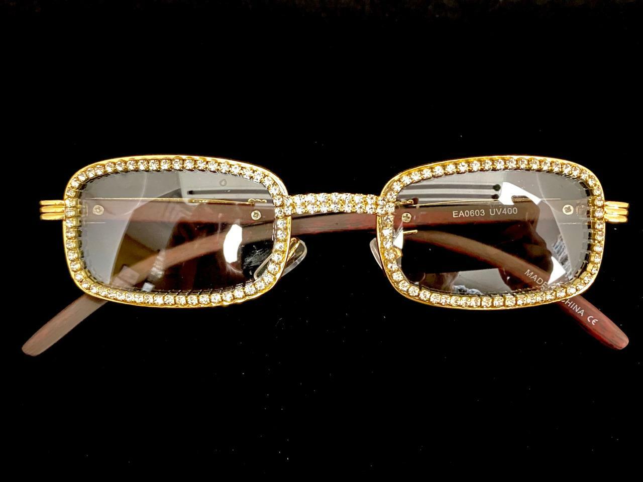 Men’s Classy Sophisticated Retro Hip Hop Rapper Clear Lens EYE GLASSES Handmade!