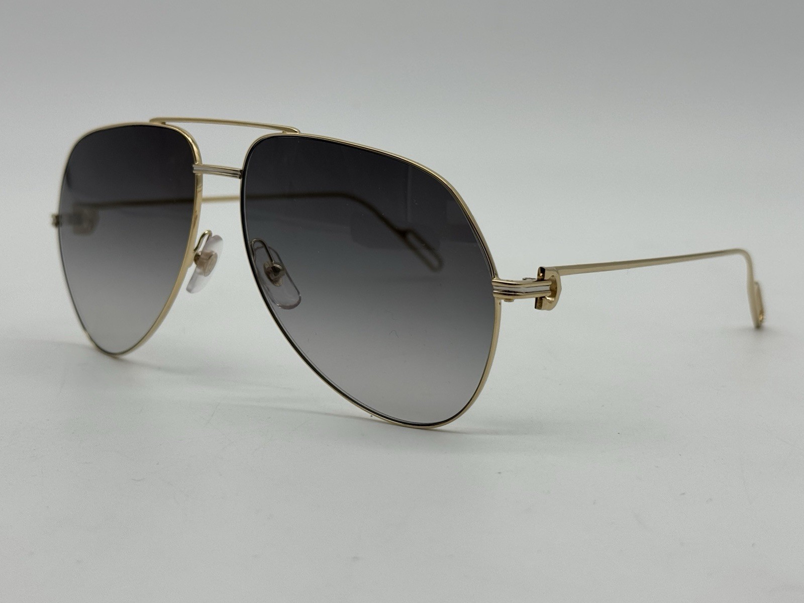 PREMIERE C DE CARTIER PILOT SHAPE RARE SUNGLASSES CT0110S NEW 100% GENUINE $1425
