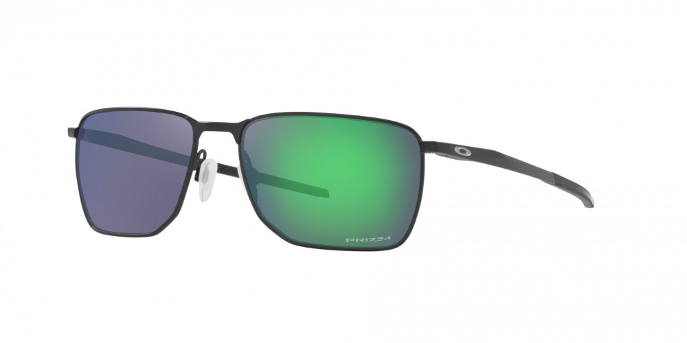 Oakley Men’s OO4142 Ejector Rectangular Sunglasses, Satin Light Steel/Prizm Jade