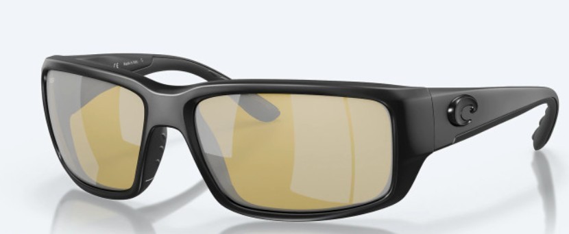 Costa Del Mar Fantail Blackout Frame 580P Sunrise Silver Mirror Lens