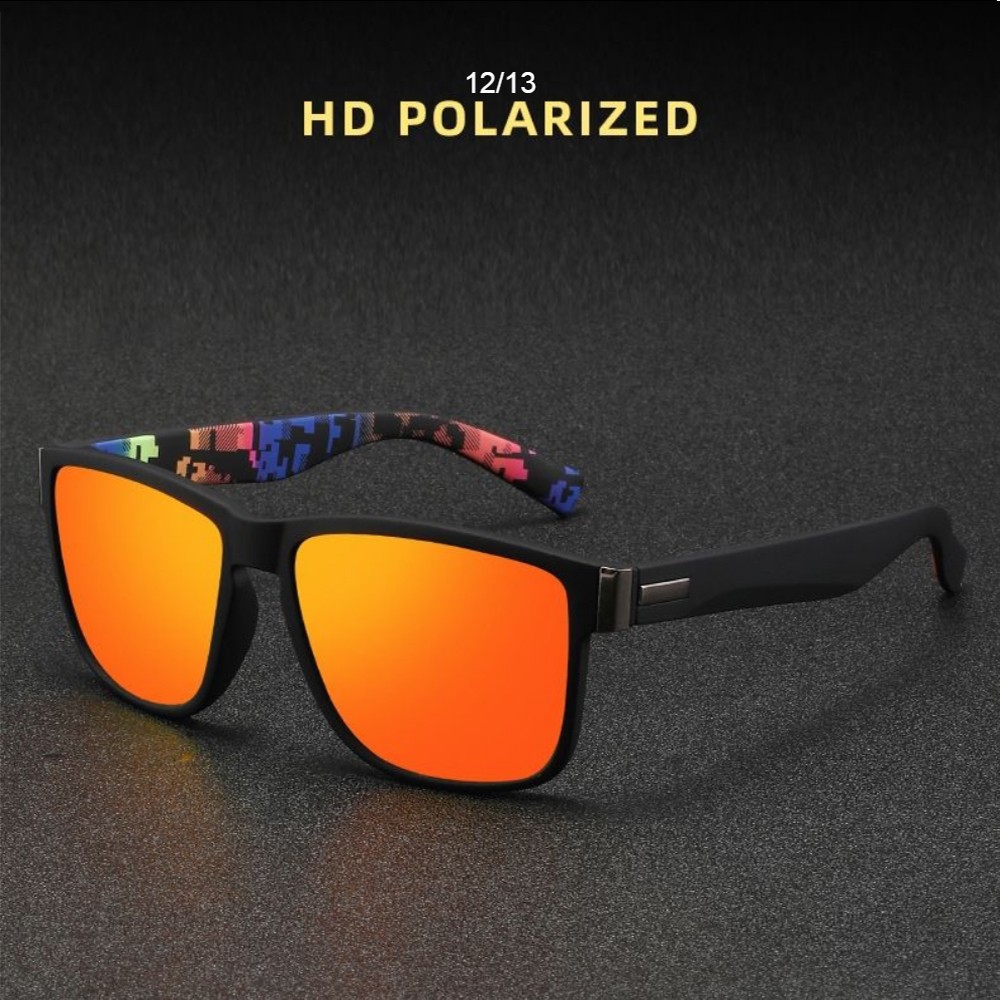 Men Women Tinted Myopia Nearsighted Glasses Square Frame Sunglasses -0.5 to -6.0