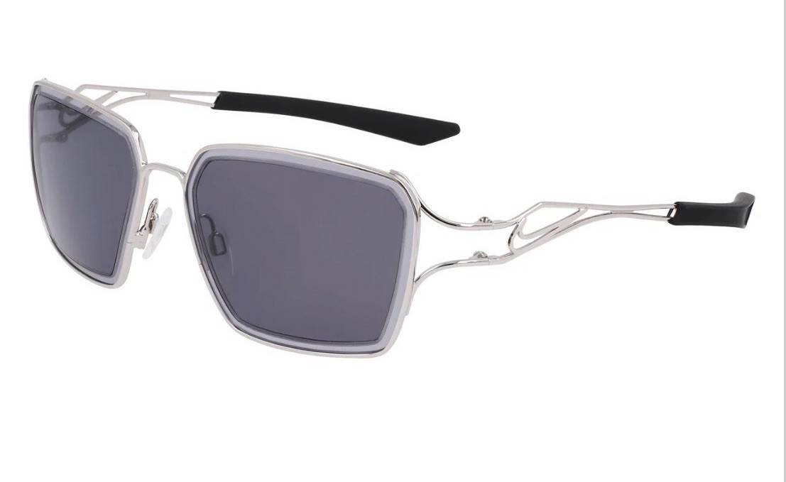 🔥NWT-Nike Unisex Sunglasses – VEIL PRISM EV24049 040 (Transparent Grey/Silver)