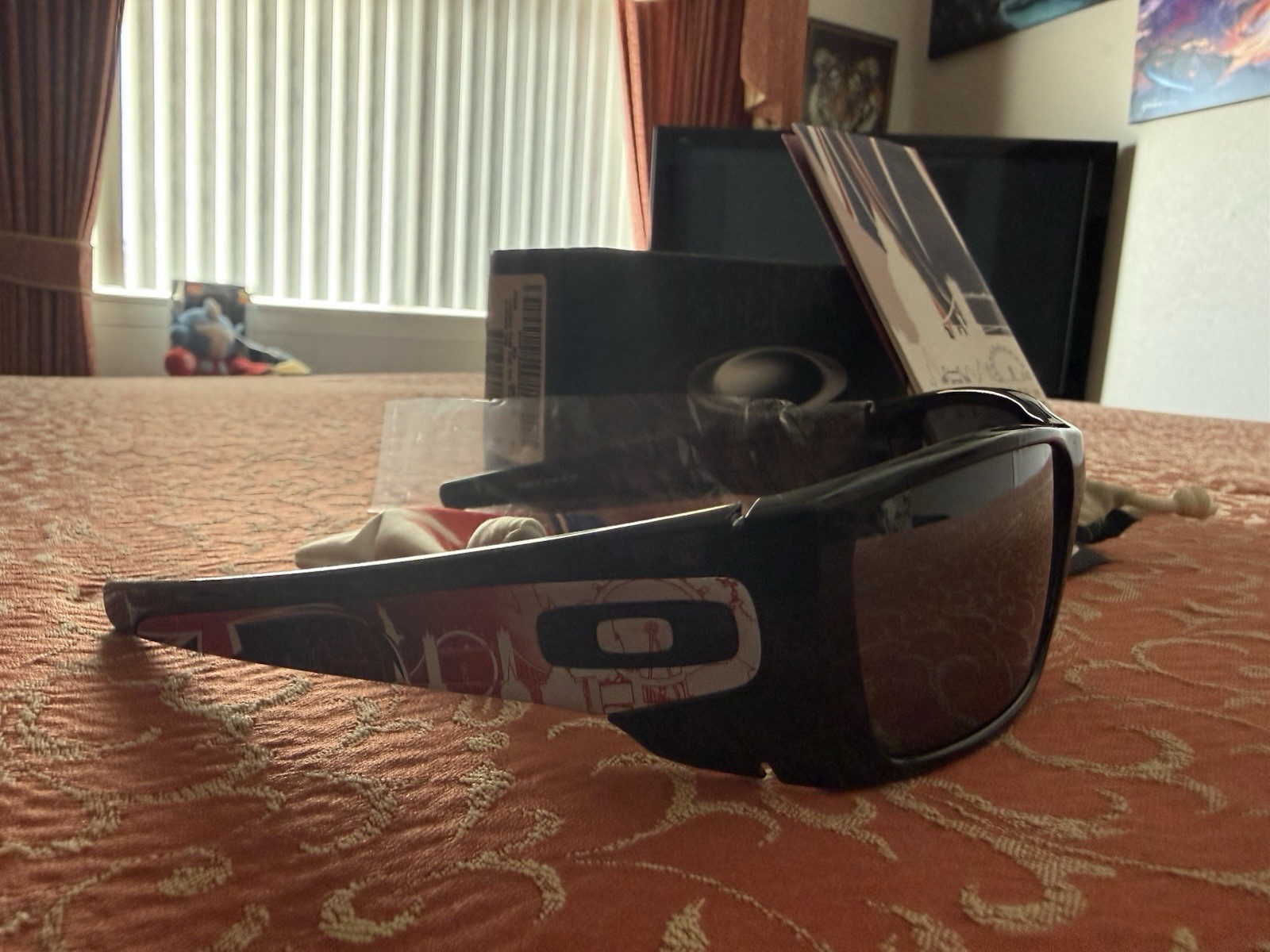 Oakley London Fuel Cell Polished Black w/ Black Iridium Lenses Olympics New