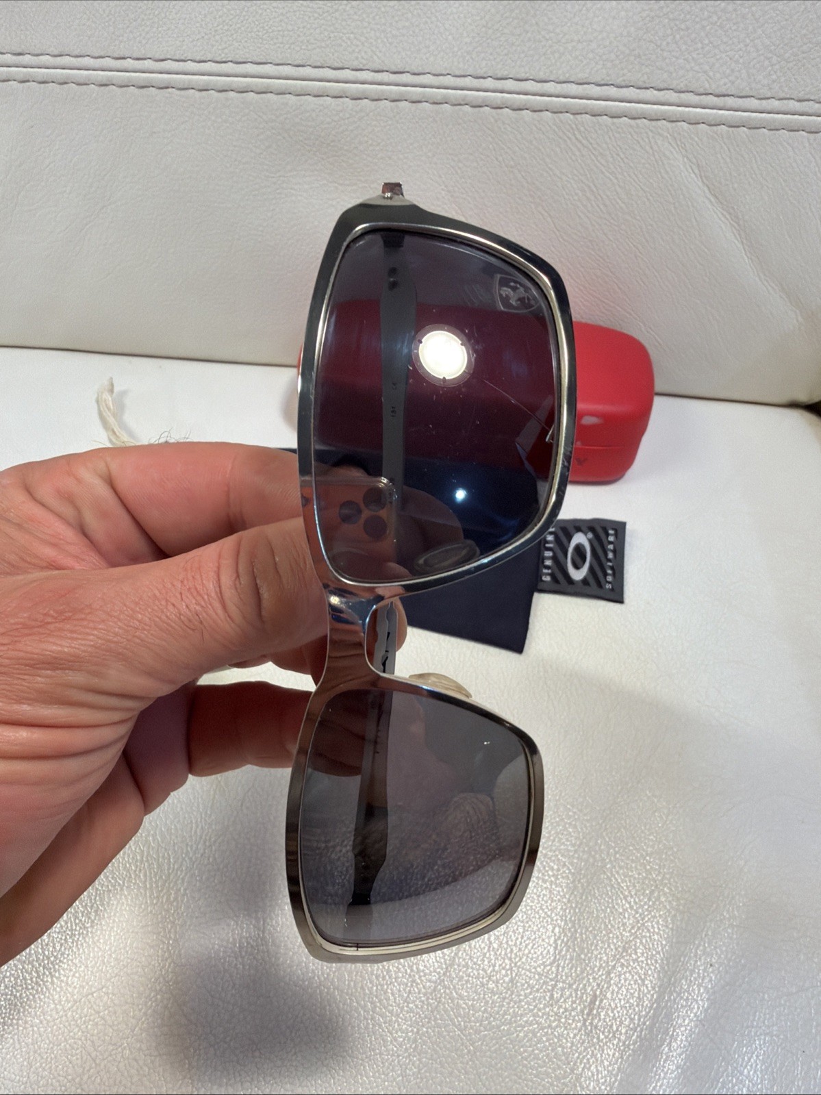 Oakley Tincan Polarized Sunglasses AS SEEN SEE PHOTOS AND DETAILS