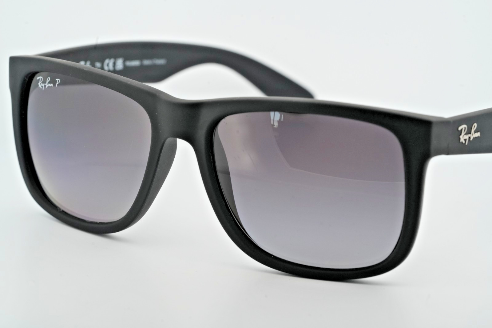 Ray-Ban Justin RB4165 622/T3 Sunglasses Full Rim Square Polarized Lens 54-16-145