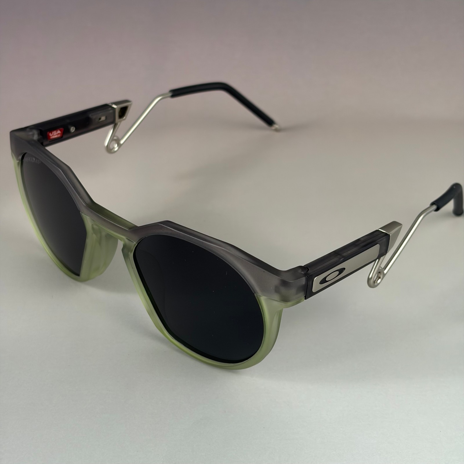 Oakley HSTN Metal Olive Ink Prizm Black Polarized Sunglasses with Case