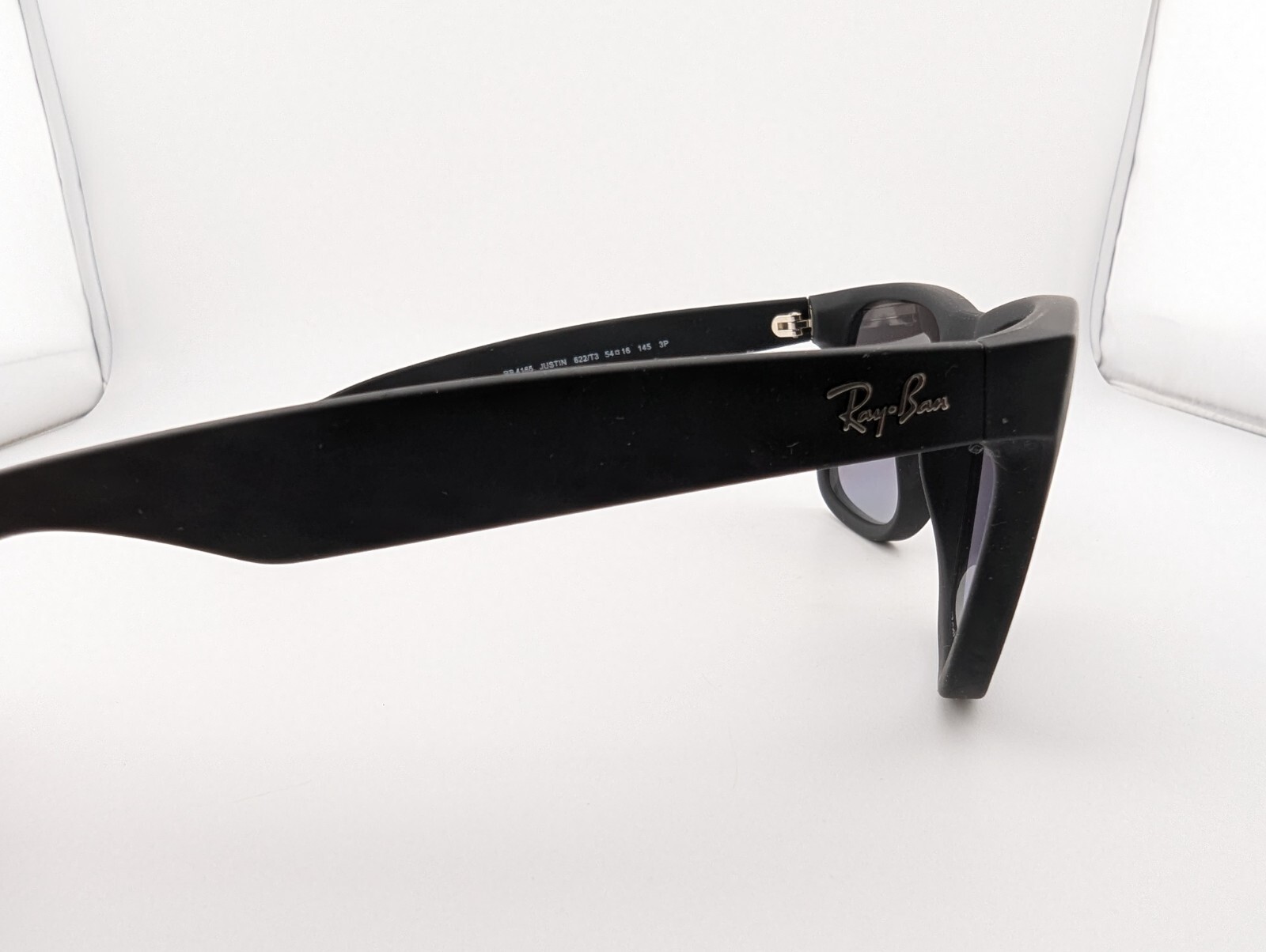Ray-Ban Sunglasses, Polarized Lenses, RB 4165 622/T3 3P Justin, 54-16-145, Black