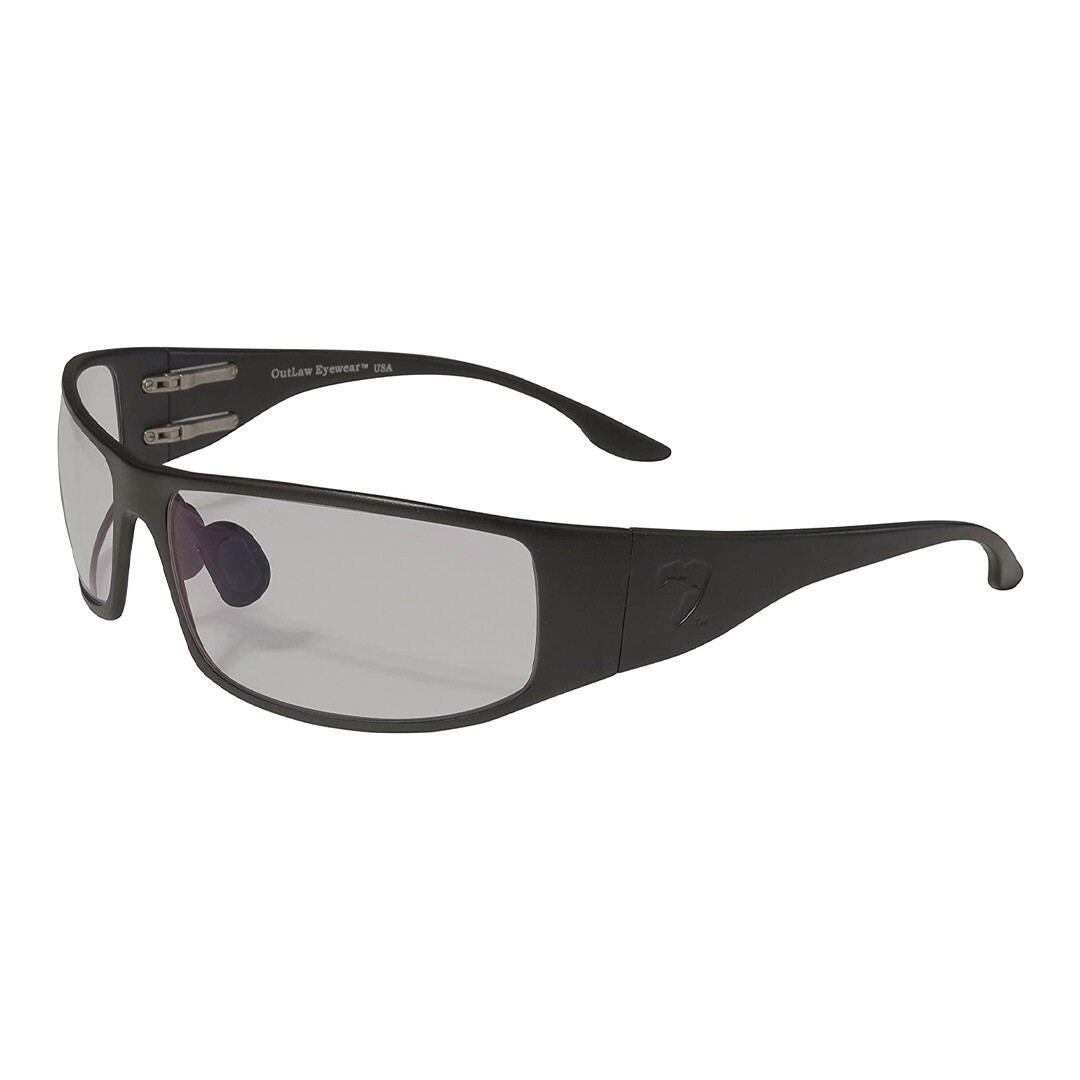 OutLaw Eyewear Fugitive TAC Transition Tactical Sunglasses ANSI Z87.1 USA Made