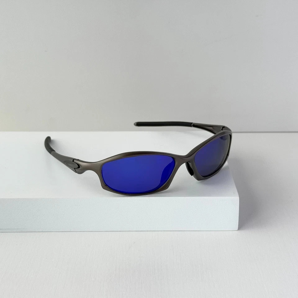 Oakley Hatchet X-Metal Sunglasses Purple Polarized Lens Vintage Y2K