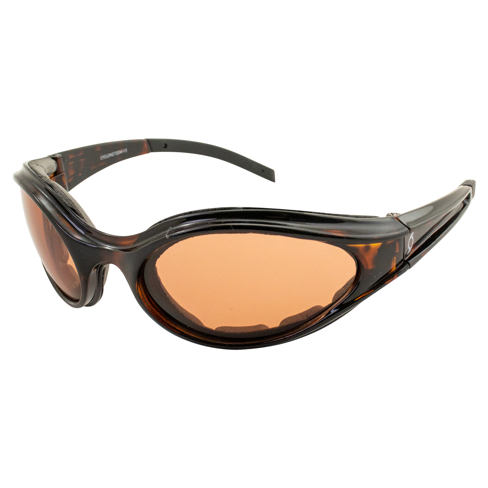 Hurricane Cyclone Sport Sunglasses Padded Men and Women Riding Glasses Tortoise