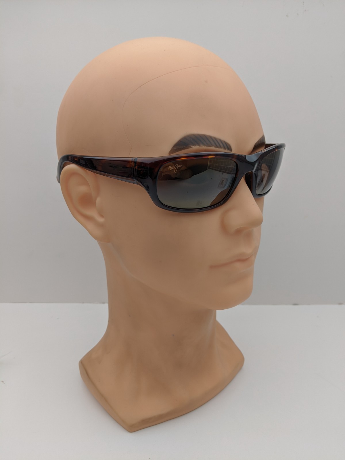🕶️Made in Italy! Maui Jim MJ103-10 Stingray Sunglasses 55/22 129 /EUC653🕶️