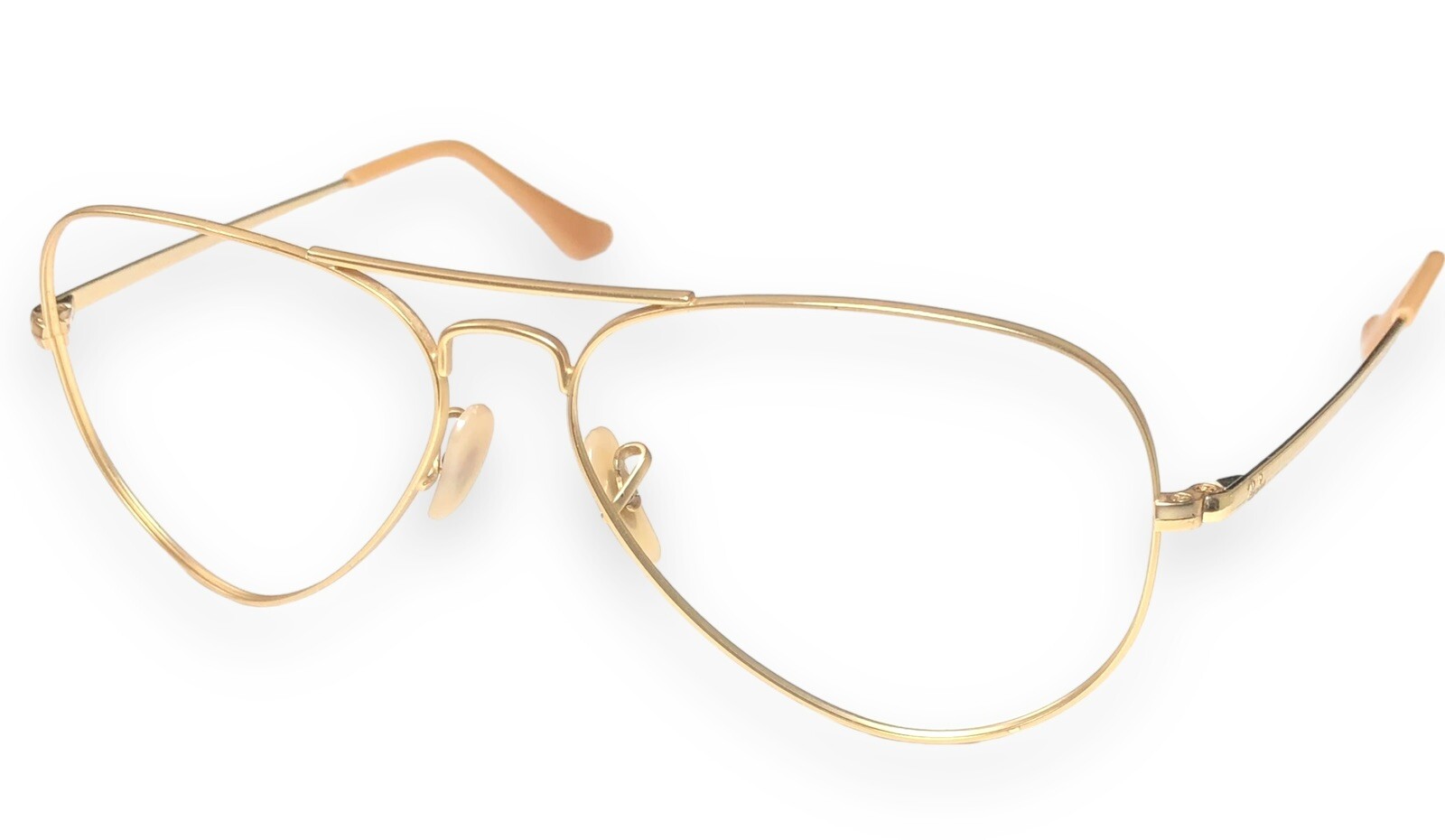 Ray Ban RB3689 9064/AF Aviator Metal II Sunglasses Golden Frame Only 58-14